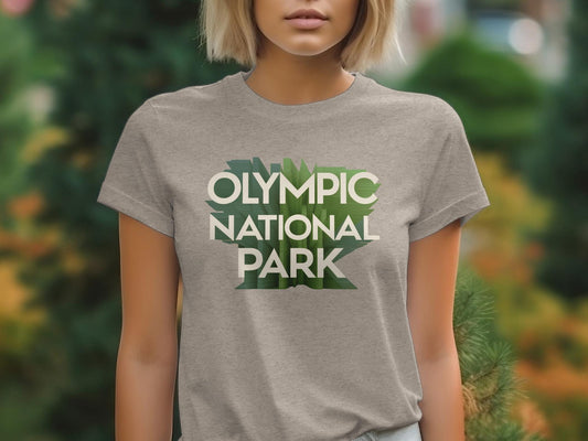 Boho Olympic Nat'l Park Graphic Tee, Nature Lover T-Shirt,  Adventure Shirt, Travel Hiking Top