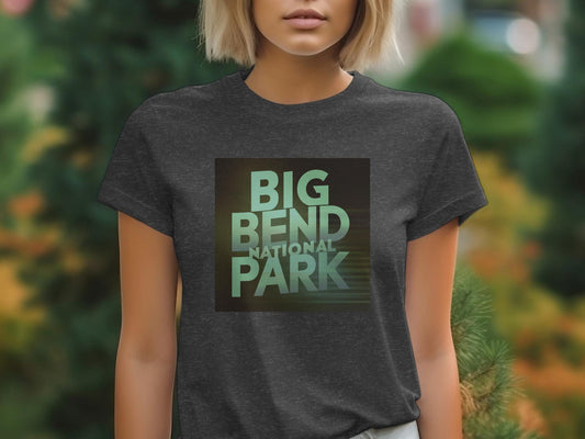 Boho Big Bend Nat'l Park Vintage Poster T-Shirt, Retro Travel Tee,  Graphic Shirt, Outdoor Adventure Clothing, Gift for Hikers