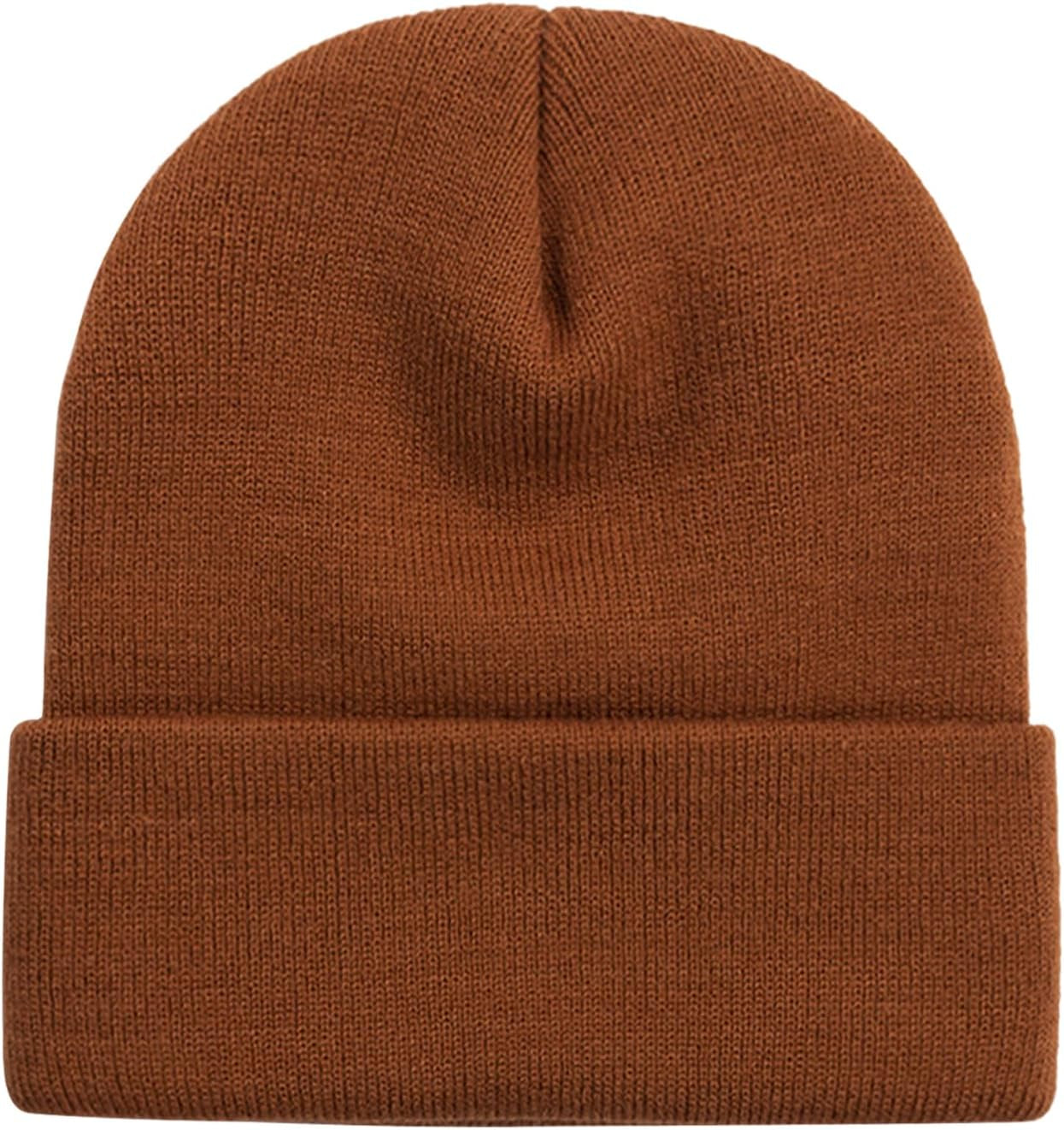 Soft Winter Knit Beanie Hats for Men and Women - Pack of 2