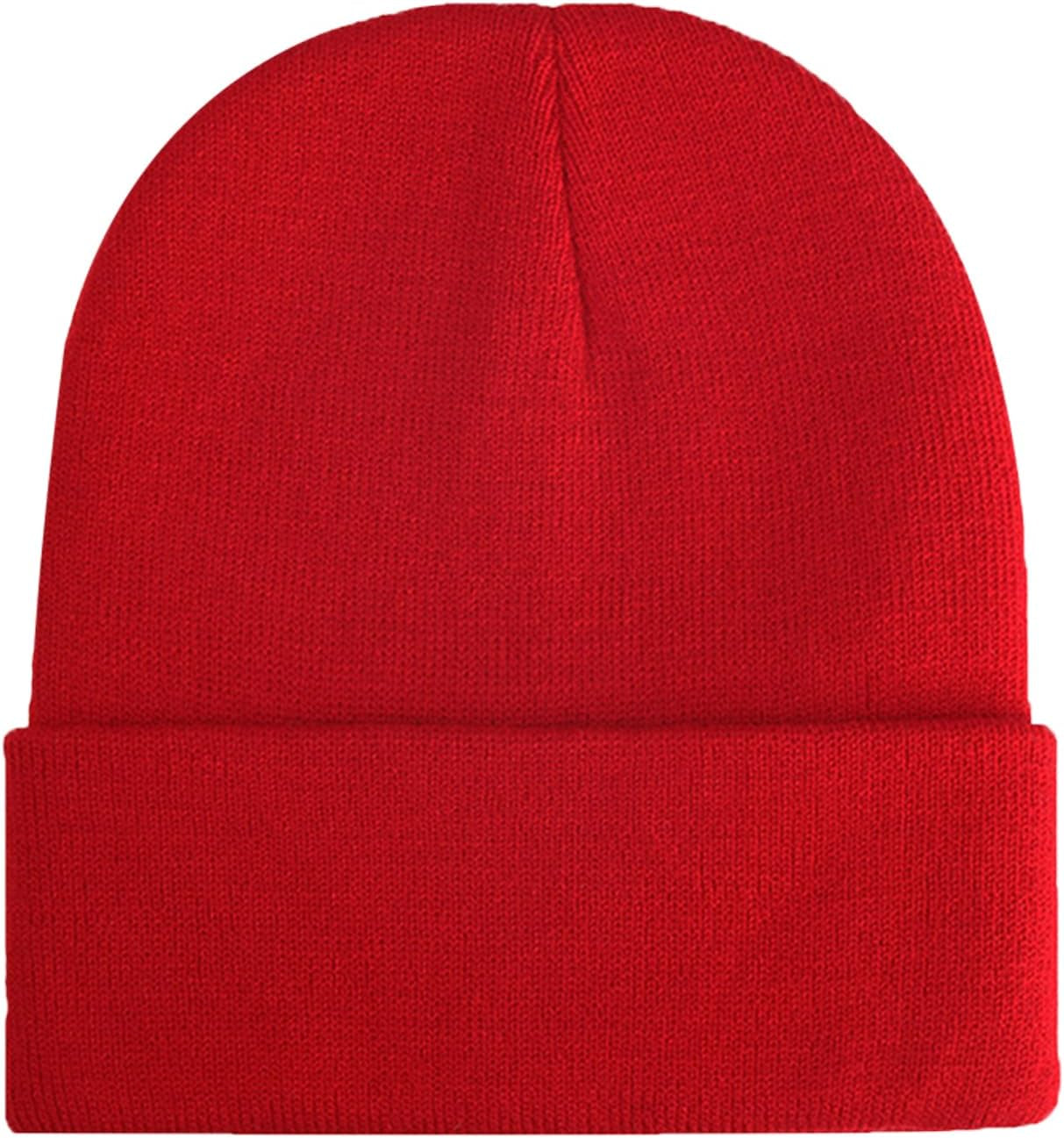 Soft Winter Knit Beanie Hats for Men and Women - Pack of 2