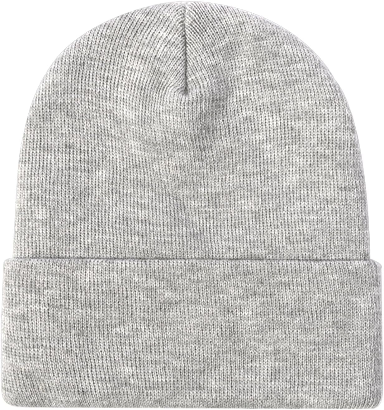 Soft Winter Knit Beanie Hats for Men and Women - Pack of 2